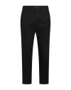 En Avance Man Pants Black Size 38 Polyester, Cotton, Elastane In Black