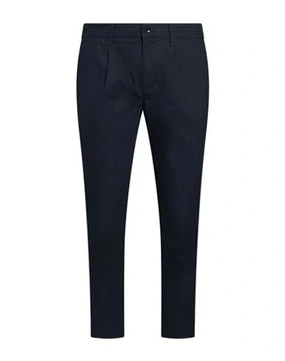 En Avance Man Pants Midnight Blue Size 30 Polyester, Rayon, Wool, Elastane