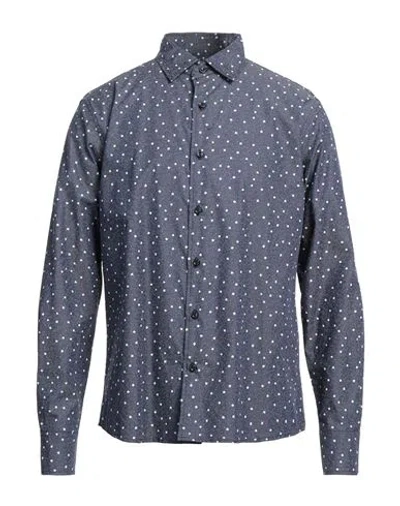 En Avance Man Shirt Midnight Blue Size Xxl Cotton