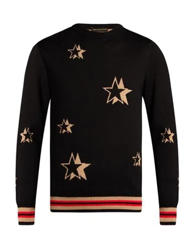 En Avance Man Sweater Black Size L Merino Wool, Acrylic