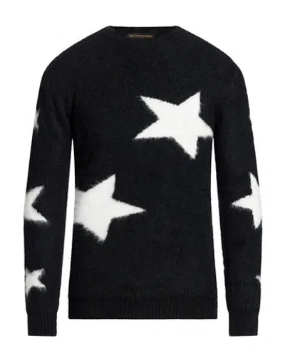 En Avance Man Sweater Black Size S Acrylic, Wool, Polyamide, Polyester