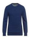 En Avance Man Sweater Blue Size L Acrylic, Alpaca Wool, Wool, Viscose