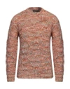 En Avance Man Sweater Camel Size Xl Wool, Acrylic