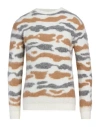 En Avance Man Sweater Sand Size S Acrylic, Wool, Polyamide, Polyester In White