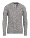 En Avance Man Sweater Taupe Size L Acrylic, Wool, Alpaca Wool