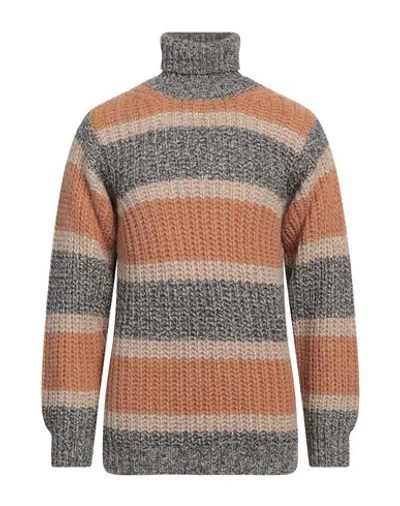 En Avance Man Turtleneck Orange Size Xl Acrylic, Wool, Alpaca Wool