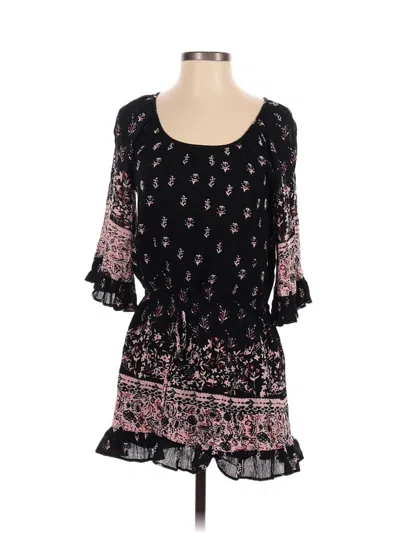 Pre-owned En Creme Casual Dress In Black