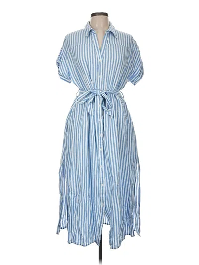Pre-owned En Creme Casual Dress In Blue