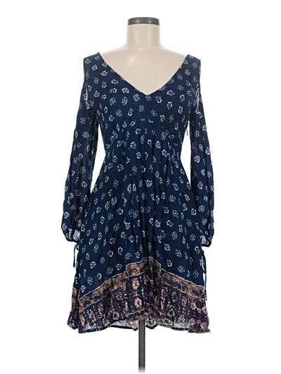 Pre-owned En Creme Casual Dress In Blue