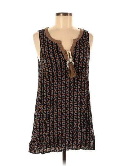 Pre-owned En Creme Casual Dress In Brown
