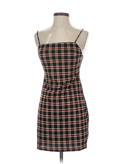 Pre-owned En Creme Casual Dress In Brown