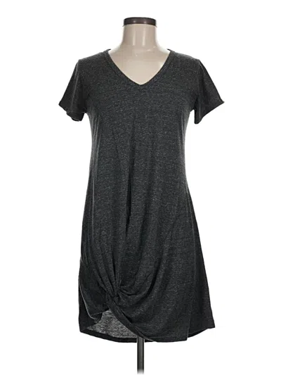 Pre-owned En Creme Casual Dress In Gray