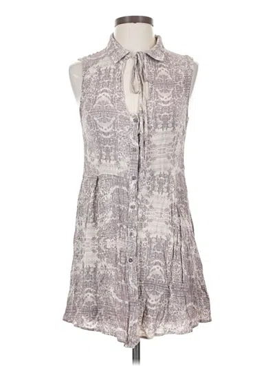 Pre-owned En Creme Casual Dress In Gray