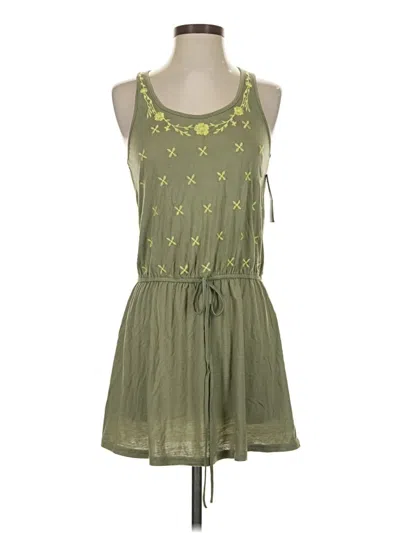 Pre-owned En Creme Casual Dress In Green