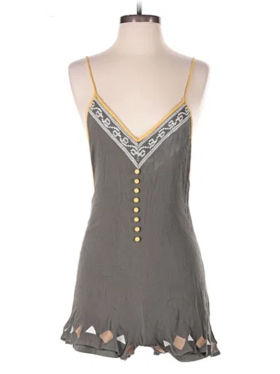 Pre-owned En Creme Casual Dress In Green