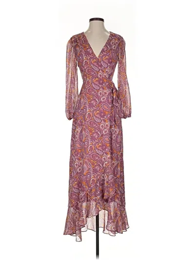 Pre-owned En Creme Casual Dress In Purple