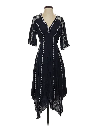 Pre-owned En Creme Cocktail Dress In Black