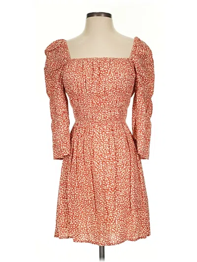 Pre-owned En Creme Cocktail Dress In Orange