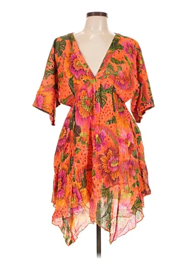 Pre-owned En Creme Cocktail Dress In Orange
