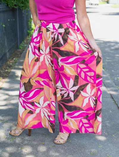En Creme Emmaline Pants In Pink Multi