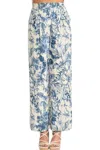 En Creme Hannah Pants In Blue In Blue