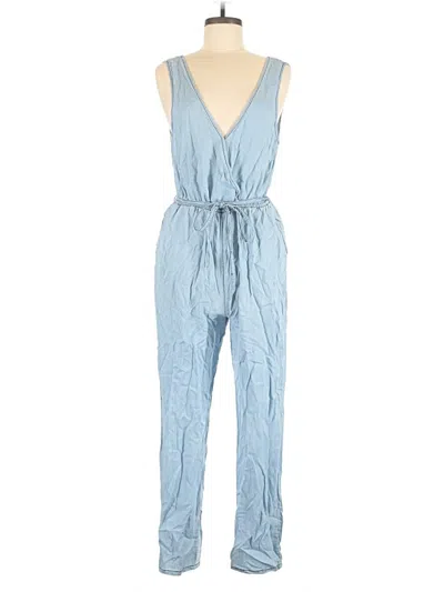 Pre-owned En Creme Jumpsuit In Blue
