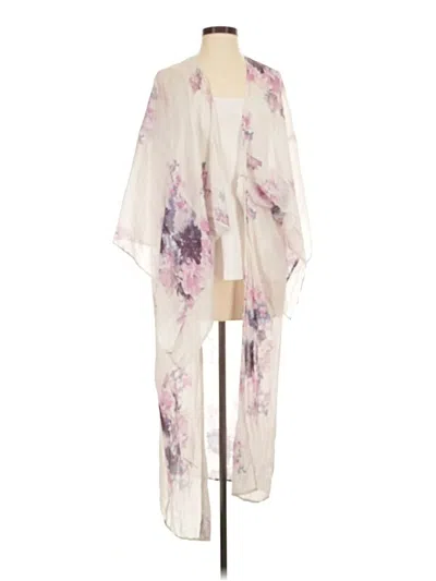 Pre-owned En Creme Kimono In Ivory