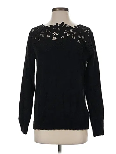Pre-owned En Creme Pullover Sweater In Black
