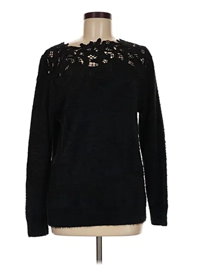 Pre-owned En Creme Pullover Sweater In Black
