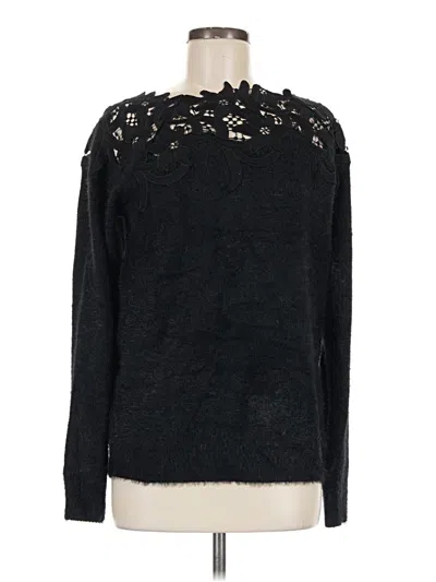 Pre-owned En Creme Pullover Sweater In Black