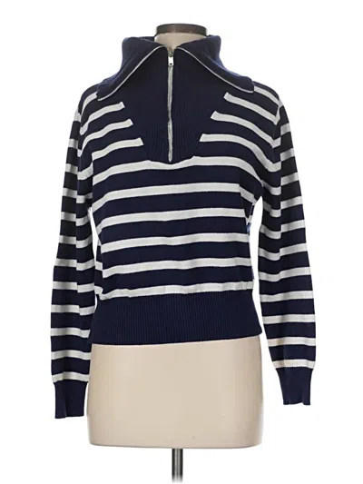 Pre-owned En Creme Pullover Sweater In Blue