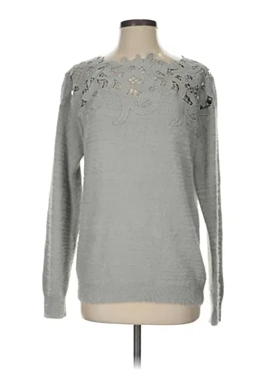 Pre-owned En Creme Pullover Sweater In Gray