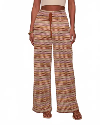 En Creme Turks & Caicos Wide Leg Pants In Multi