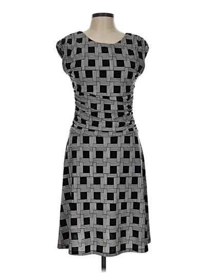 Pre-owned En Focus Casual Dress In Gray