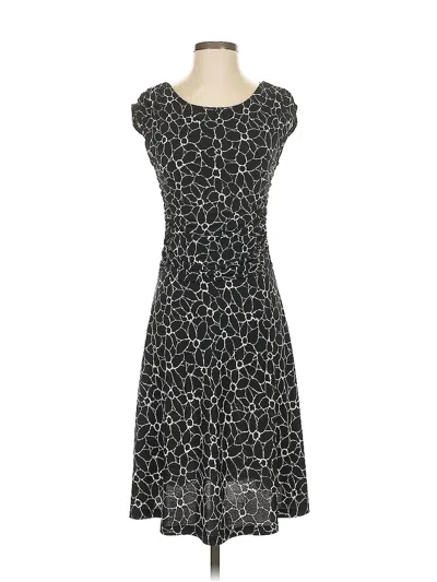 Pre-owned En Focus Studio Casual Dress In Black