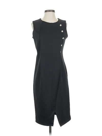 Pre-owned En Focus Studio Casual Dress In Black