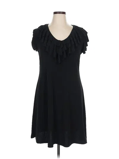 Pre-owned En Focus Studio Casual Dress In Black