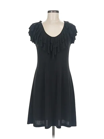 Pre-owned En Focus Studio Casual Dress In Black