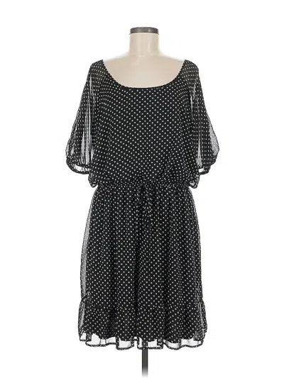 Pre-owned En Focus Studio Casual Dress In Black