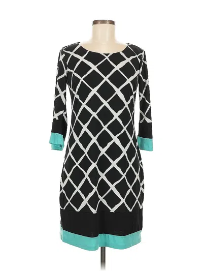 Pre-owned En Focus Studio Casual Dress In Black