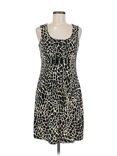 Pre-owned En Focus Studio Casual Dress In Black