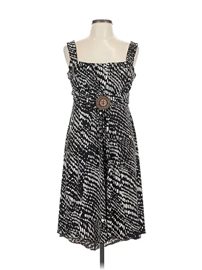 Pre-owned En Focus Studio Casual Dress In Black