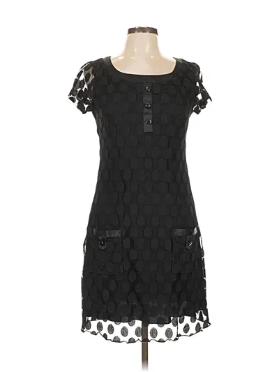 Pre-owned En Focus Studio Casual Dress In Black