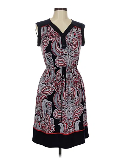 Pre-owned En Focus Studio Casual Dress In Black