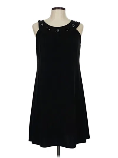 Pre-owned En Focus Studio Casual Dress In Black