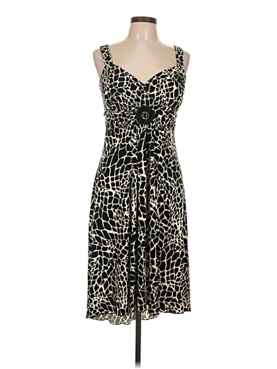 Pre-owned En Focus Studio Casual Dress In Black