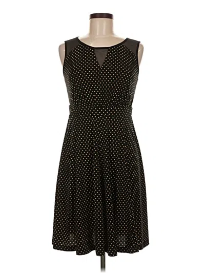 Pre-owned En Focus Studio Casual Dress In Black
