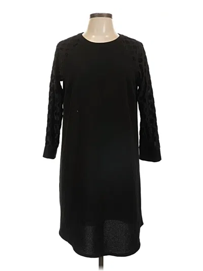 Pre-owned En Focus Studio Casual Dress In Black