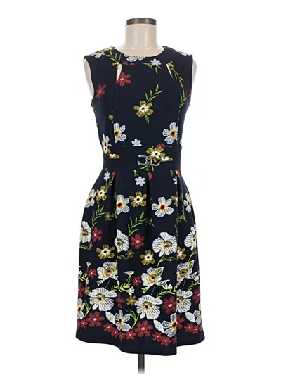 Pre-owned En Focus Studio Casual Dress In Black