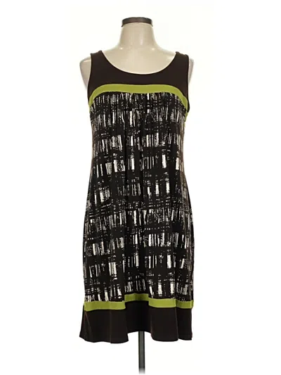 Pre-owned En Focus Studio Casual Dress In Black